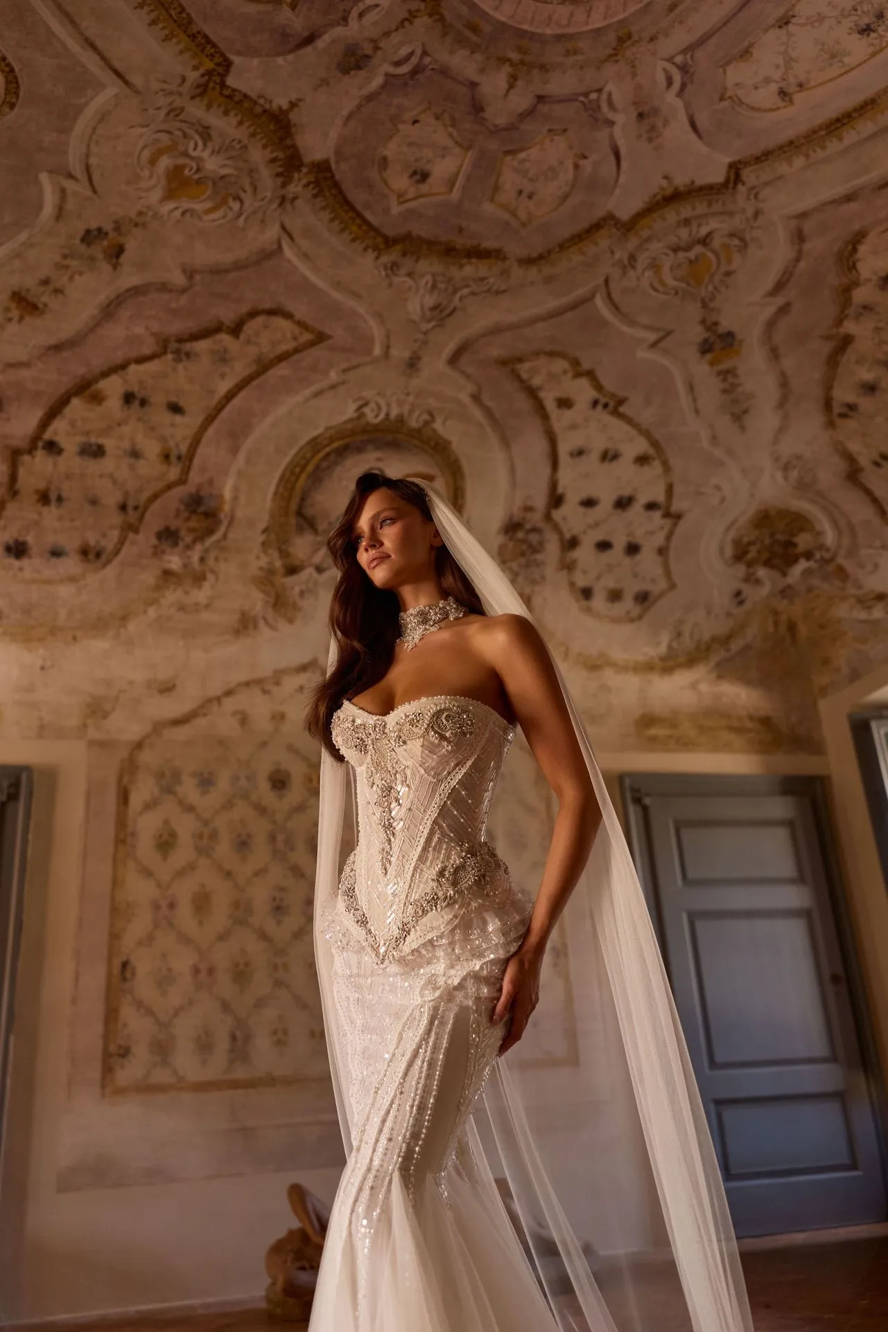 Anna Lace Bridal Corset (Side View) | Atelier x Tamara