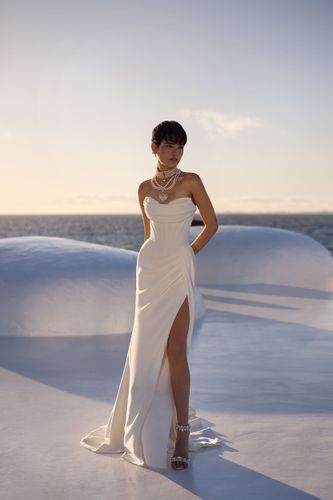 slim fit dress slacks Milla Dress by Vivid Luxe main image 1